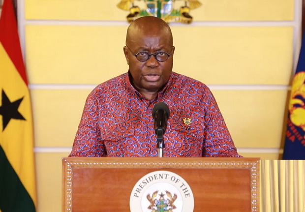 The President updates the Ghanaian populace on measures taken against the spread of Coronavirus